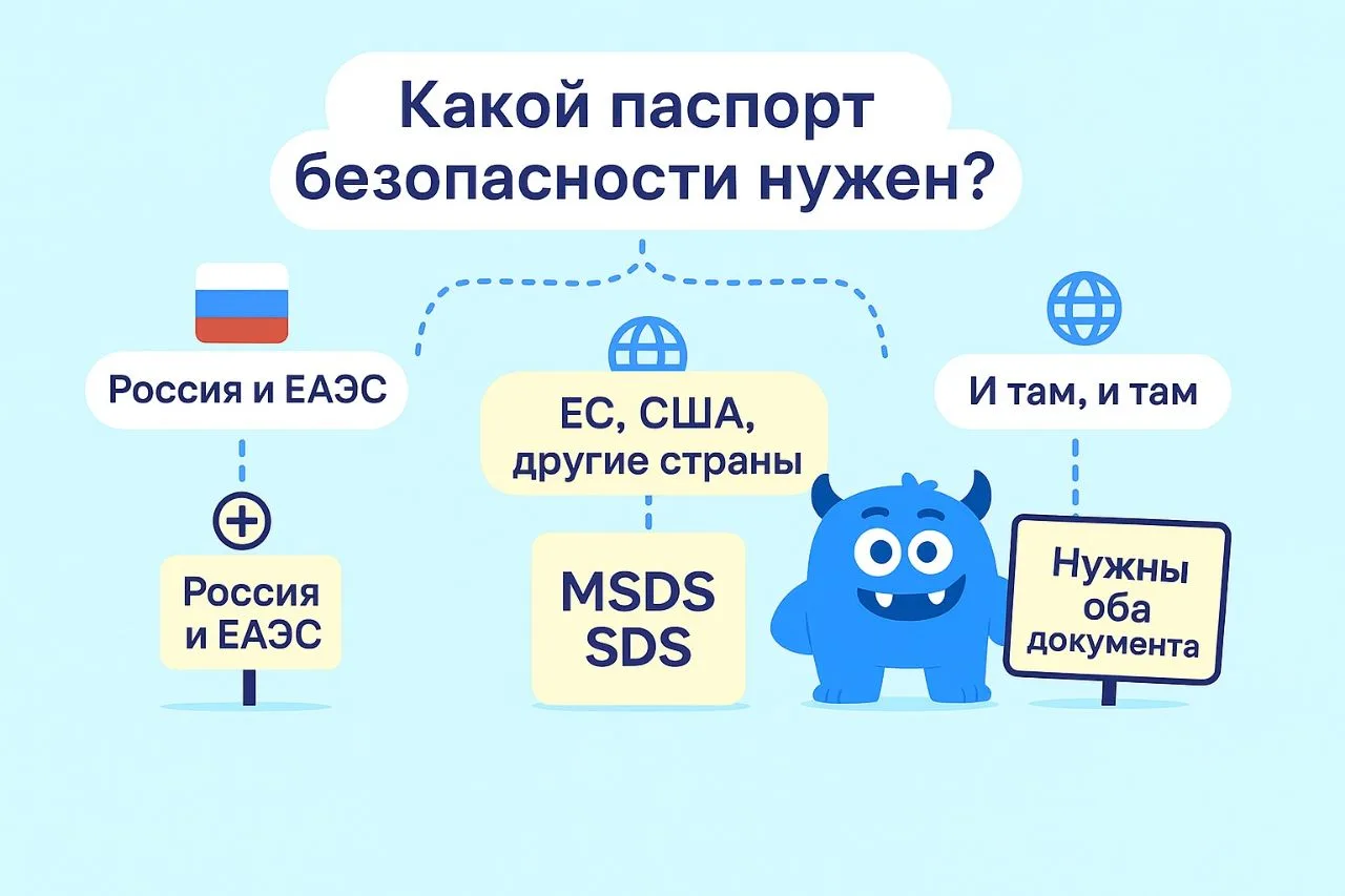 ПБХП и (M)SDS: какой паспорт безопасности нужен именно вам

💡Паспорт безопасности чаще всего всплыв