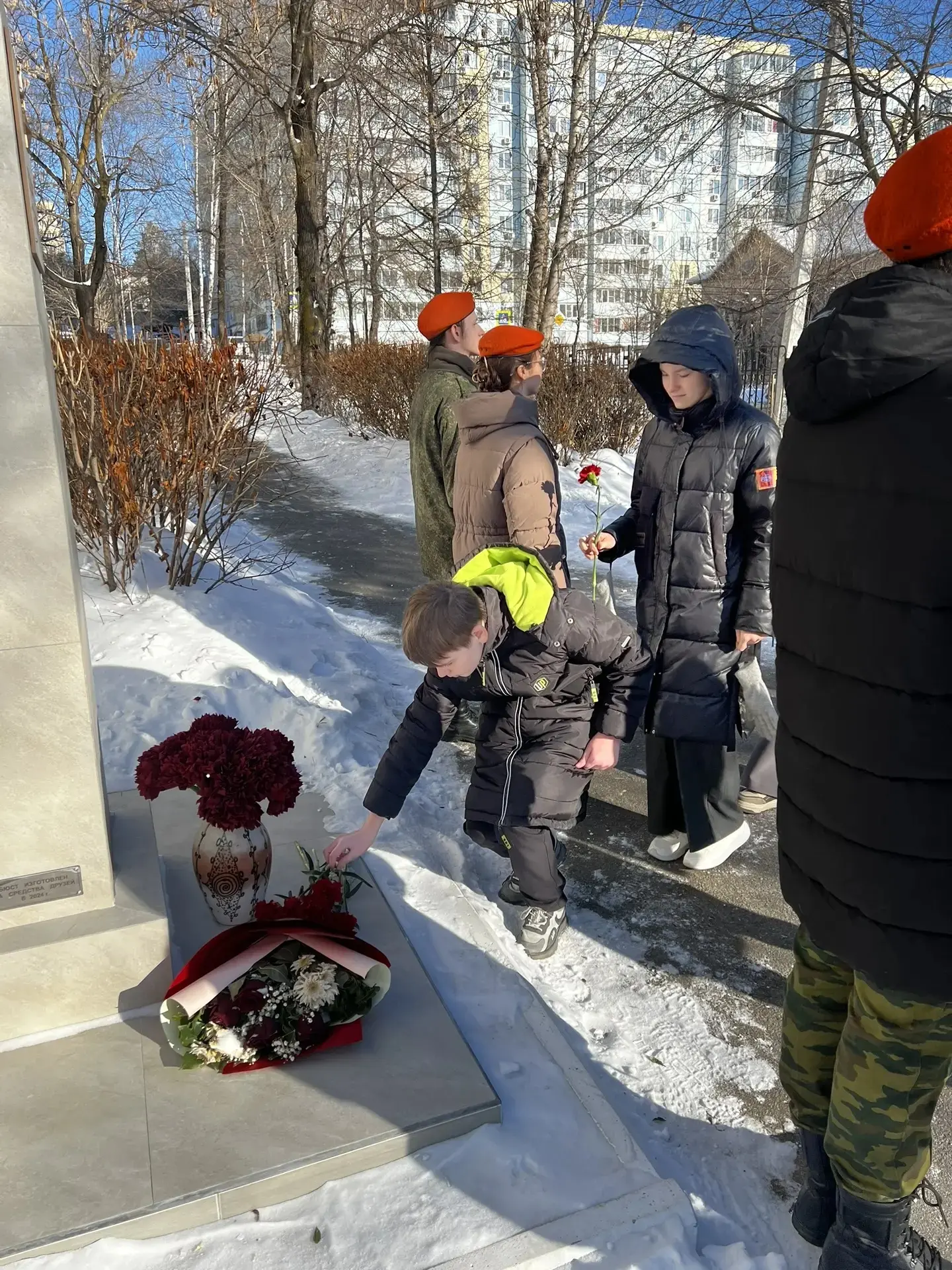 🎗️Священная память: гости из боевого прошлого  1️⃣2️⃣ января наша школа стала местом трогательной вс