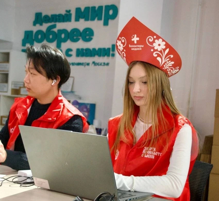 Волонтеры колледжа на Всероссийской акции «Будь Здоров»  🏥 8 и 10 апреля команда волонтеров отряда Д
