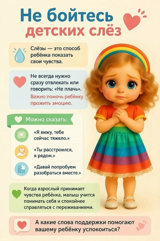 Не бойтесь детских слез