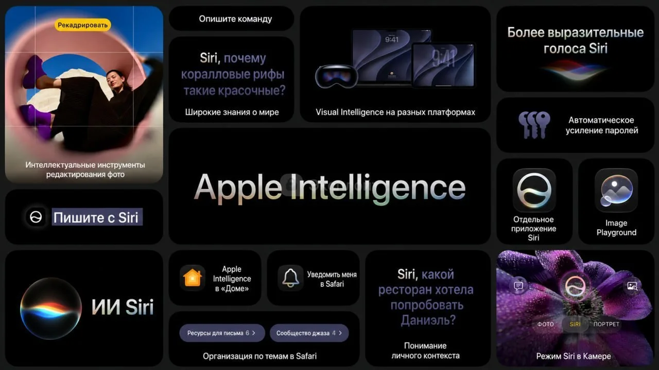 ⚡WWDC 2026 завершилась. Основное с презентации — в двух картинках и одном посте:
