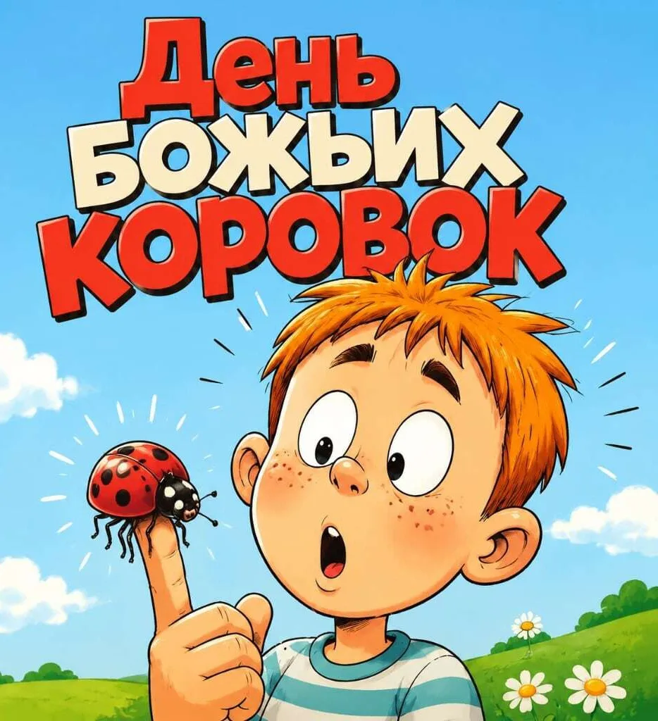 🐞13 июня 2026 года отмечается День божьих коровок. 

✅Это неофициальный праздник, который возник по
