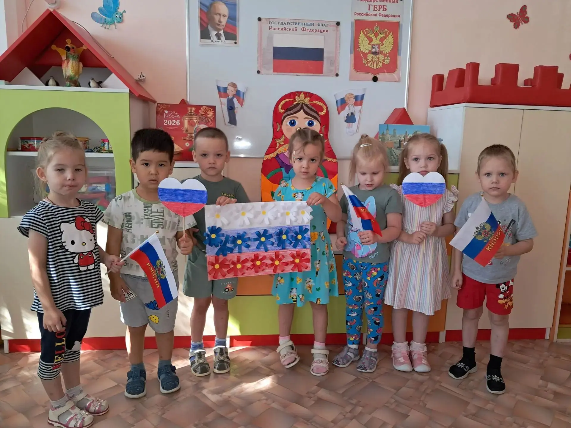 Флаг нашей Родины глазами детей! ❤️🤍💙