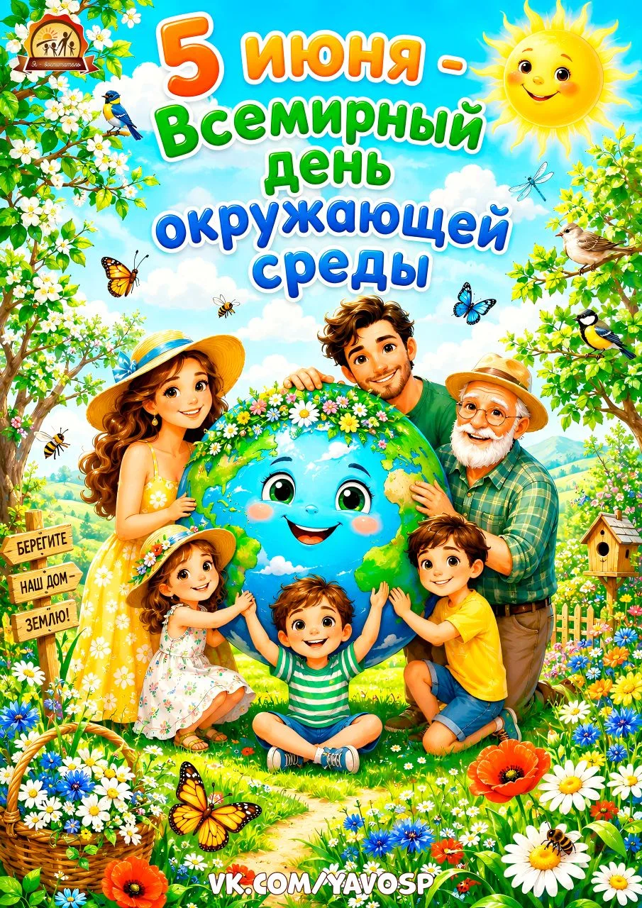 Всемирный день окружающей среды — международный экологический праздник, ежегодно отмечаемый 5 июня.

