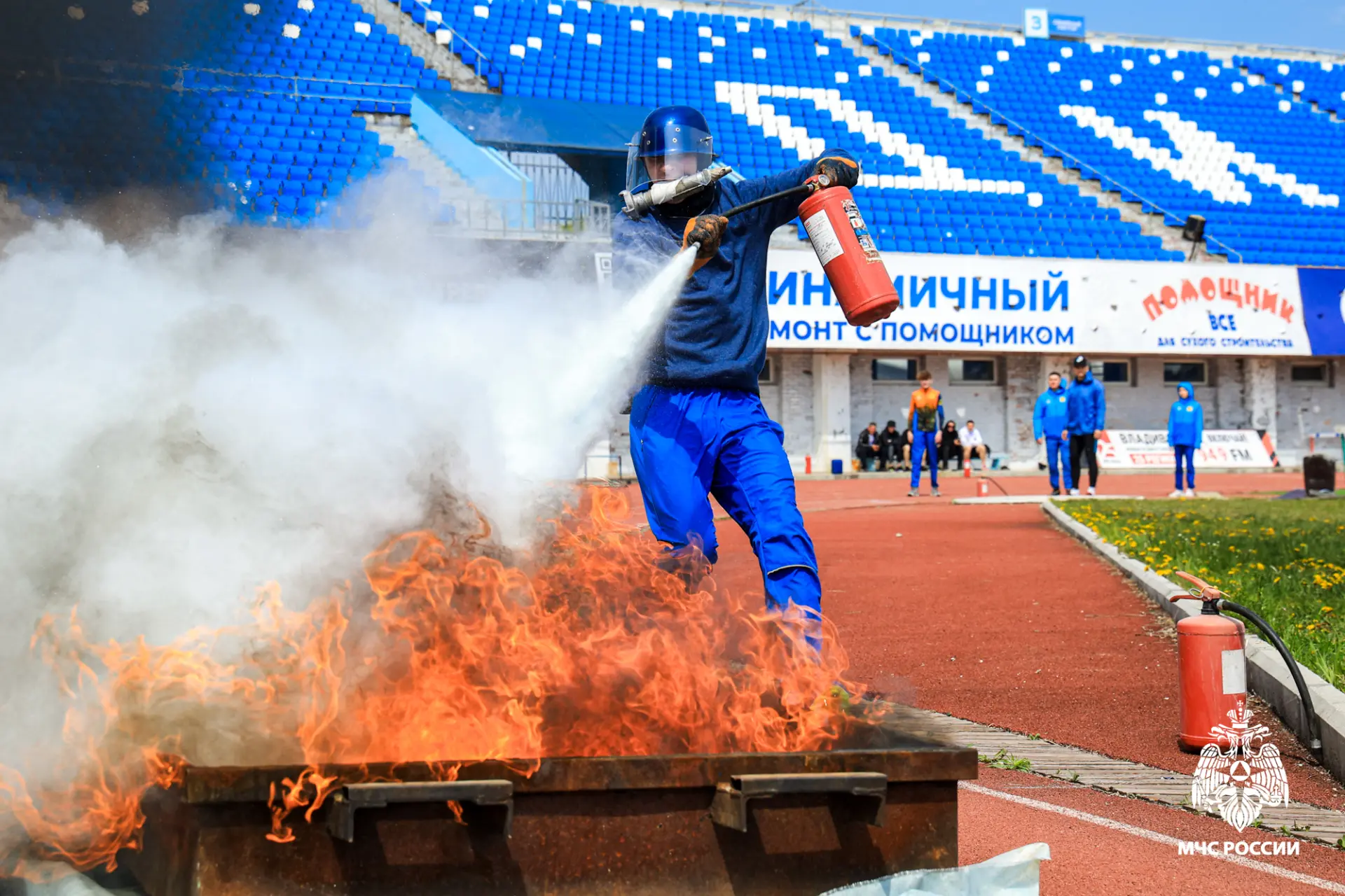 🏆Спорт как неотъемлемая часть сотрудников МЧС России  Во Владивостоке завершился Чемпионат по пожарн