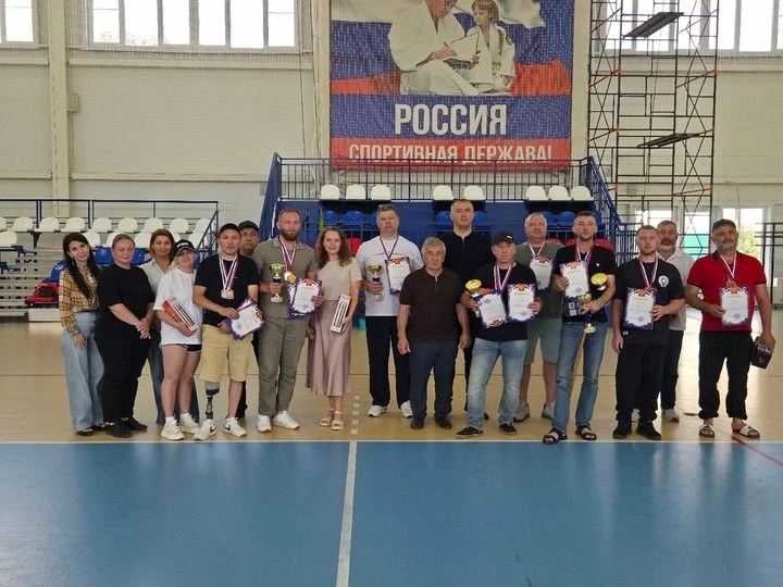 В Тахтамукайском районе республики прошли первые районные соревнования среди ветеранов СВО, ветерано