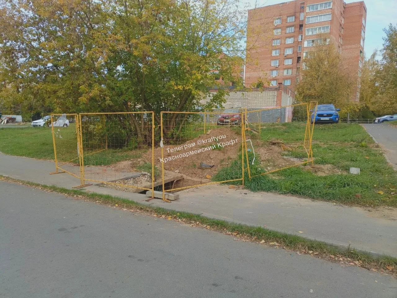 ⛏️ В микрорайоне Северный четыре месяца не могут закончить раскопки у Гимназии