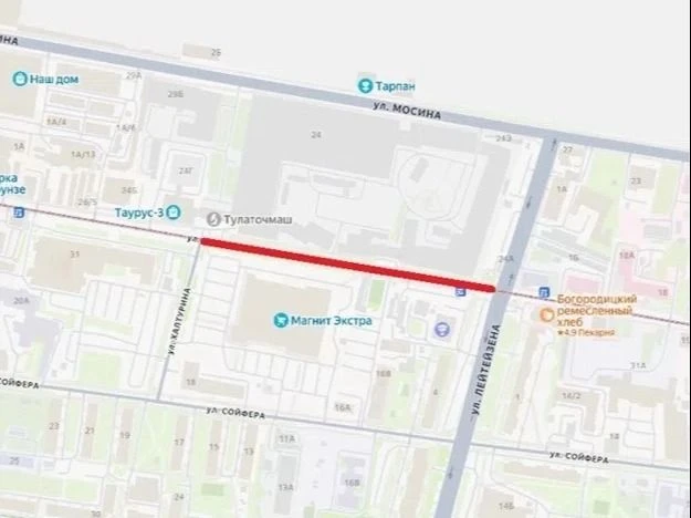 ❗️В Туле с 16 июня ограничат движение транспорта на улице Коминтерна

➡️ С 16 июня на участке от ули
