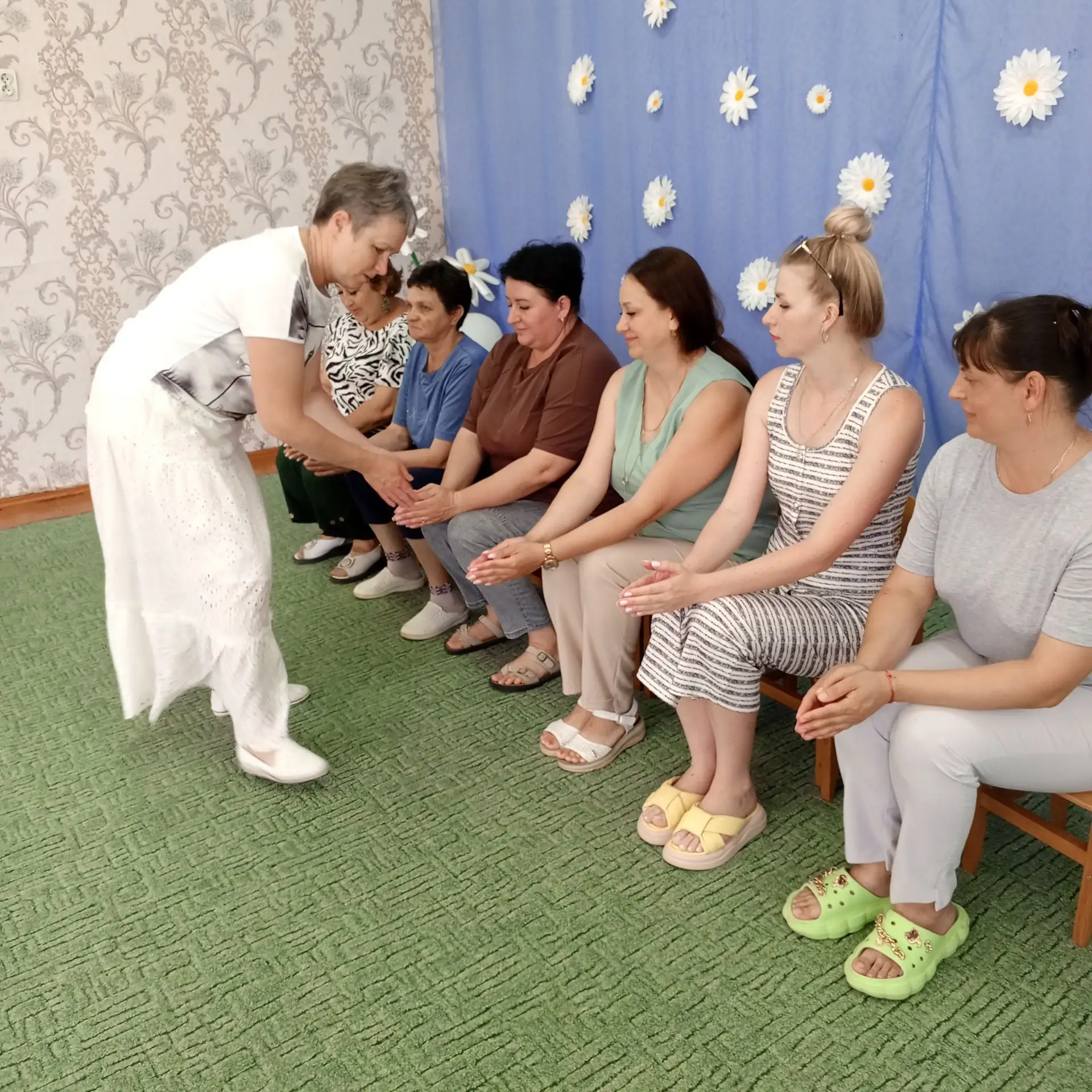 В нашем детском саду в рамках Года дошкольного образования прошёл семинар для педагогов...