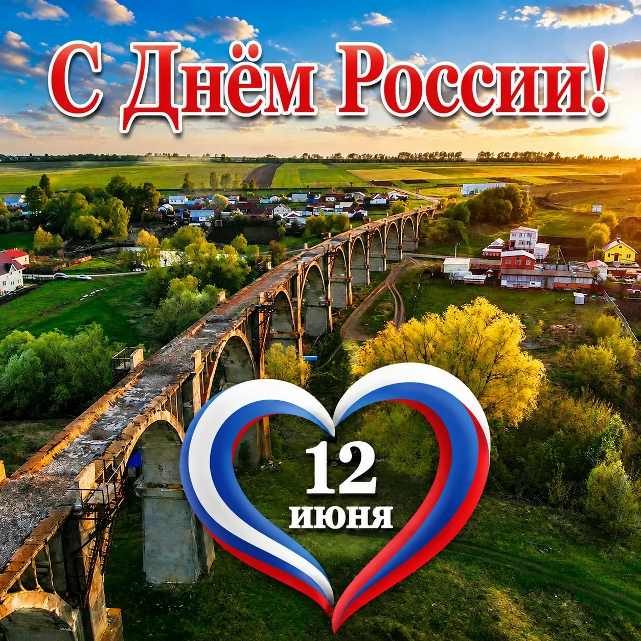 🤍💙❤️ С Днём России!