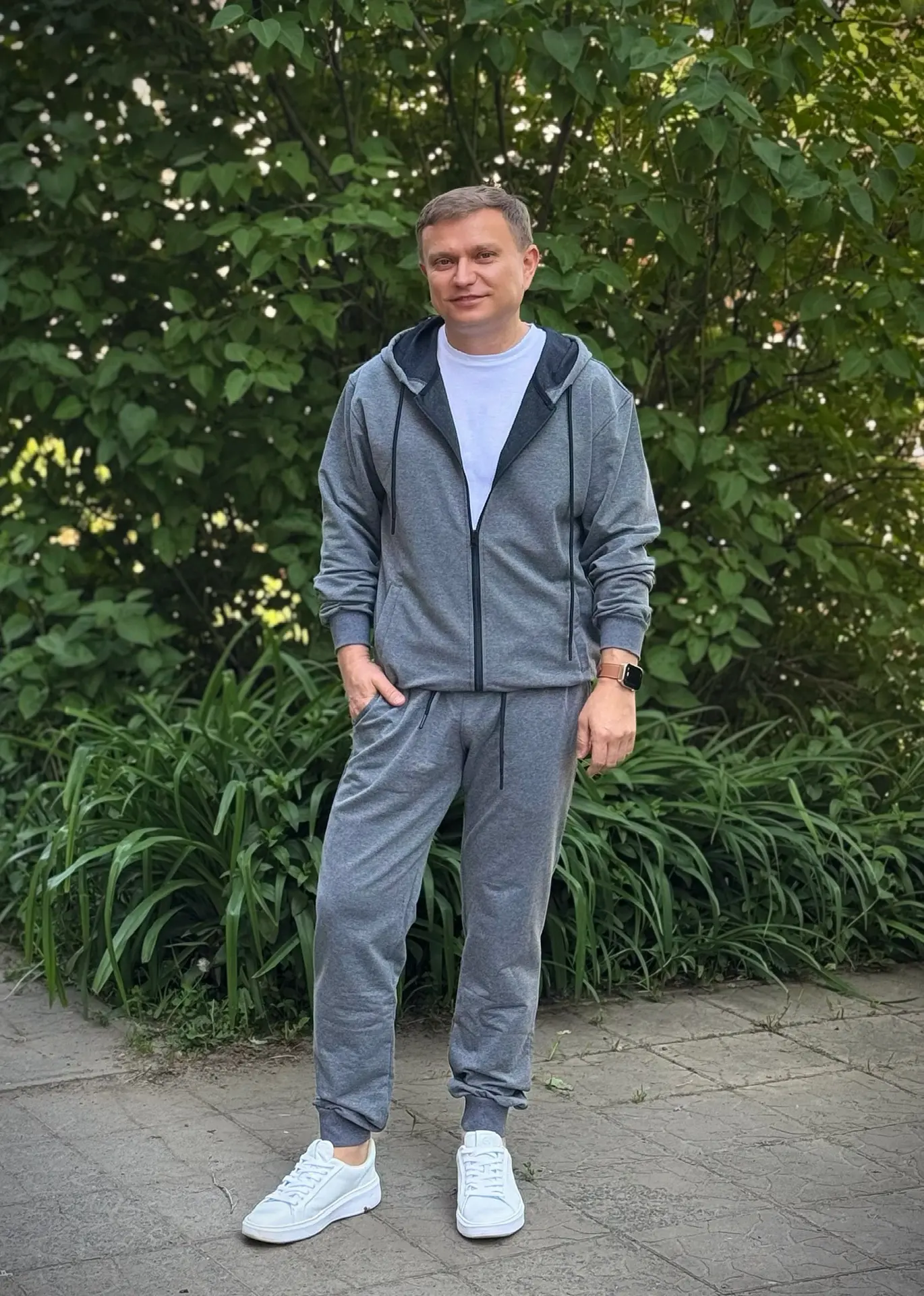 ☀️ Новая летняя коллекция мужских спортивных костюмов из ткани 2-х нитки. 
 В составе 76% хлопка 🌿
