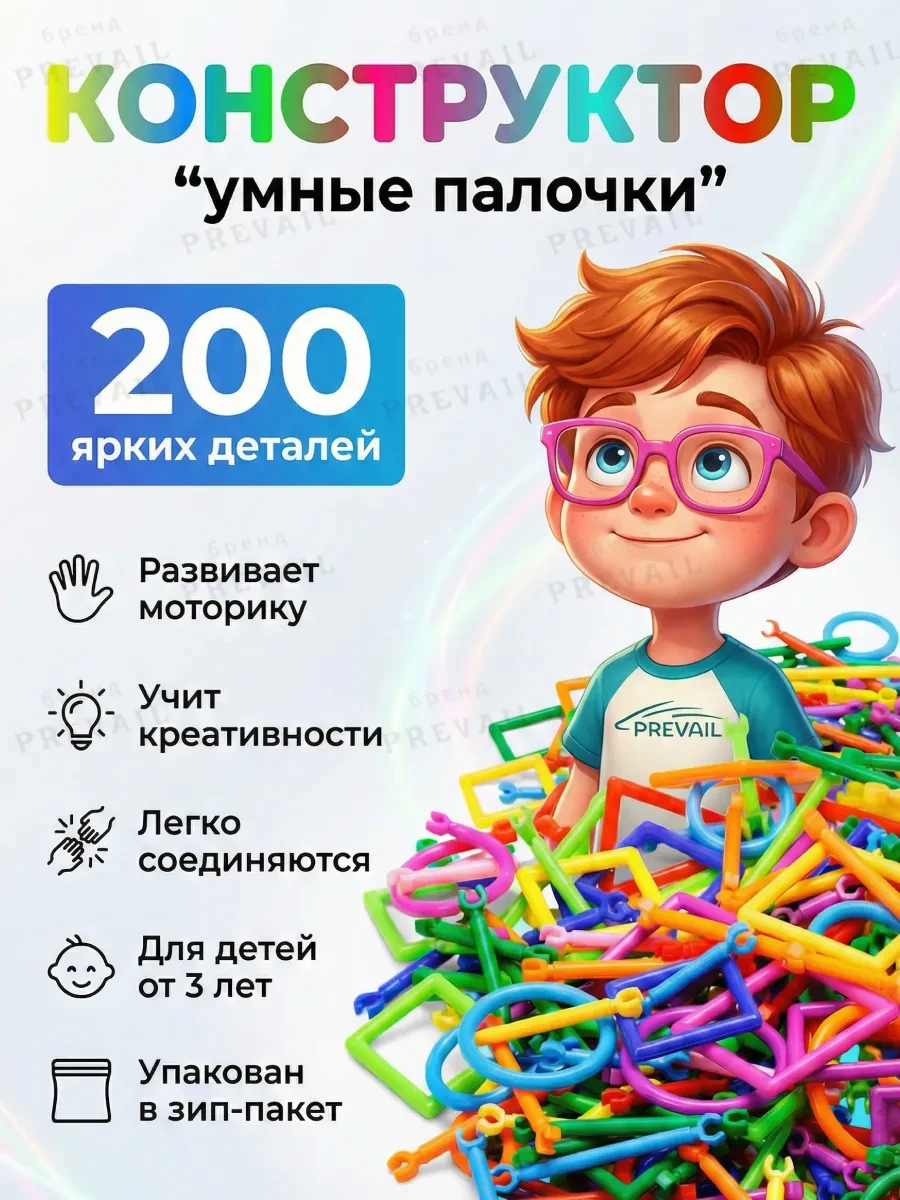 ⚡️ Конструктор палочки суставной развивающий, PREVAIL