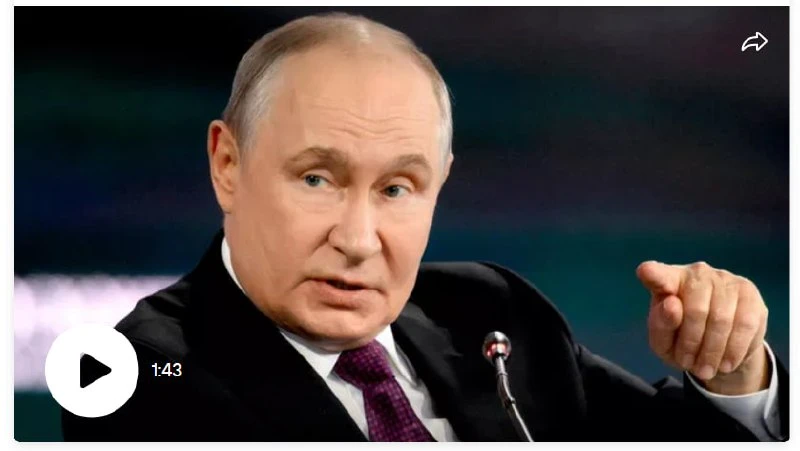 ⚡️Путин: заморозка вкладов - это глупые вбросы