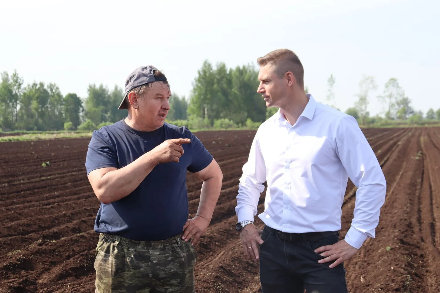 🥔Посетил крестьянско-фермерское хозяйство Александра Михайловича Кеслера. Специализиру...