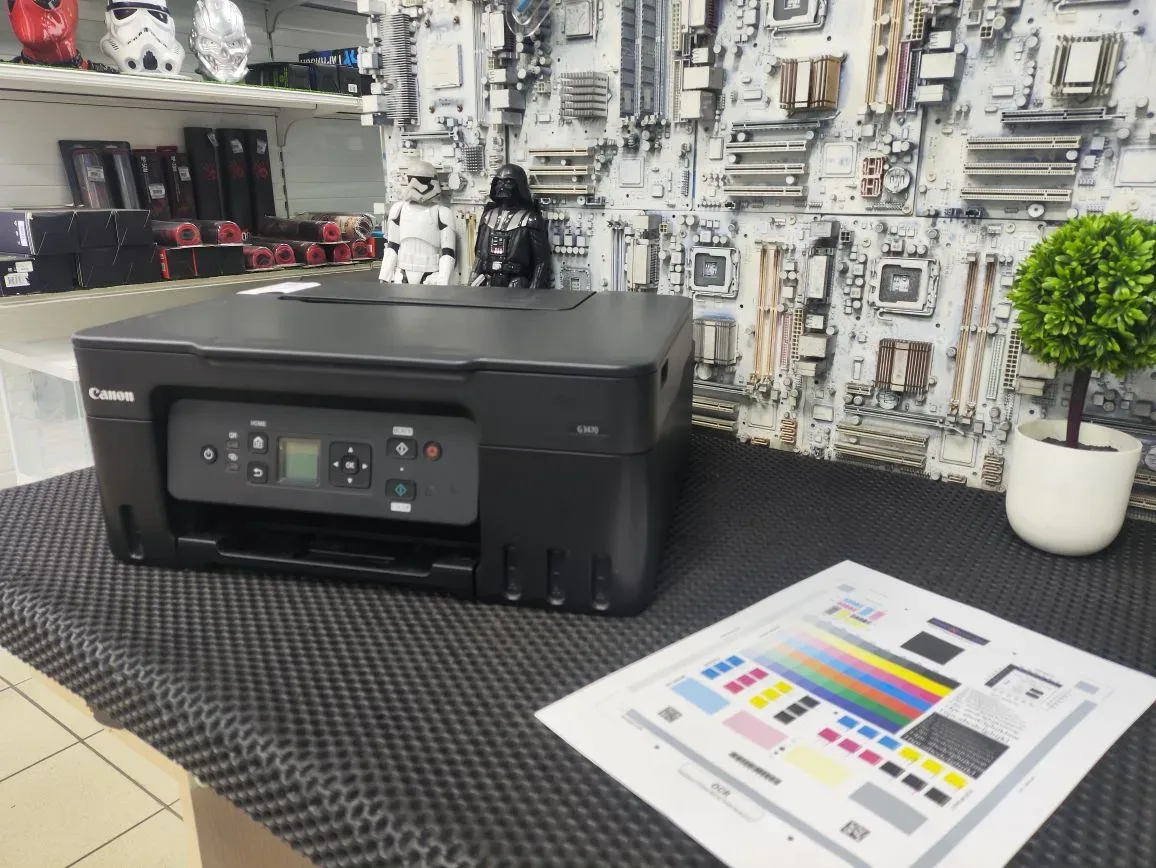 Чистка роликов захвата и восстановление качества печати принтера Canon Pixma G3470!
////////////////