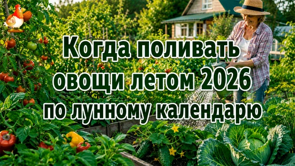 Лейка без паники. Когда поливать овощи летом 2026 по лунному календарю – без болот, ожо...