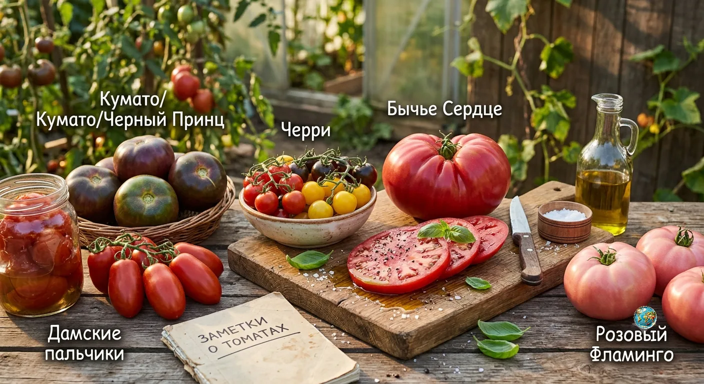 🍅​Гиганты, аристократы и конфеты: разбираем томаты