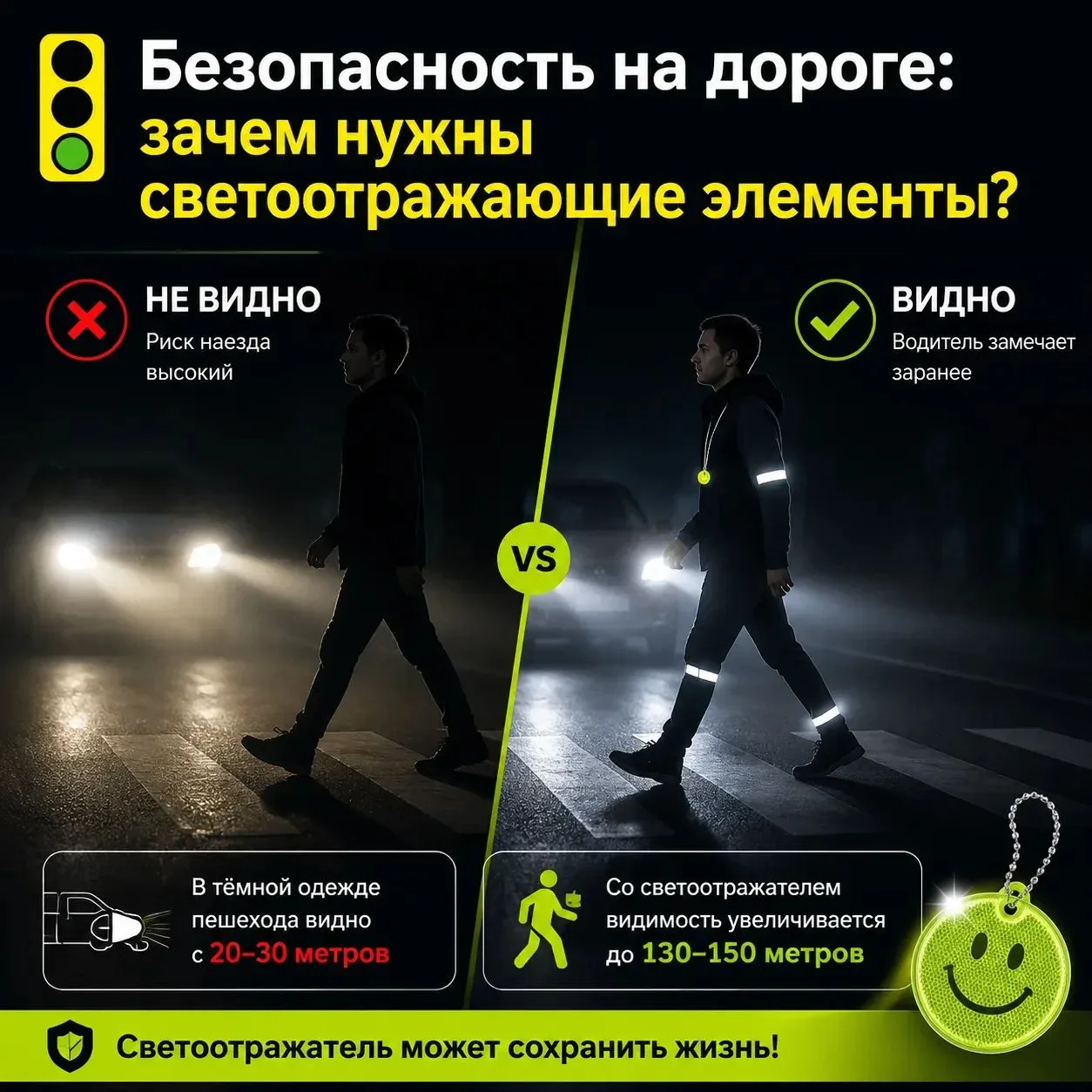 Засветился — значит, стал заметнее. А значит — безопаснее.