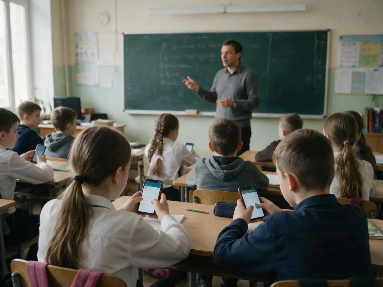 ❗📱 С 1 сентября школьникам запретят пользоваться телефонами во время уроков