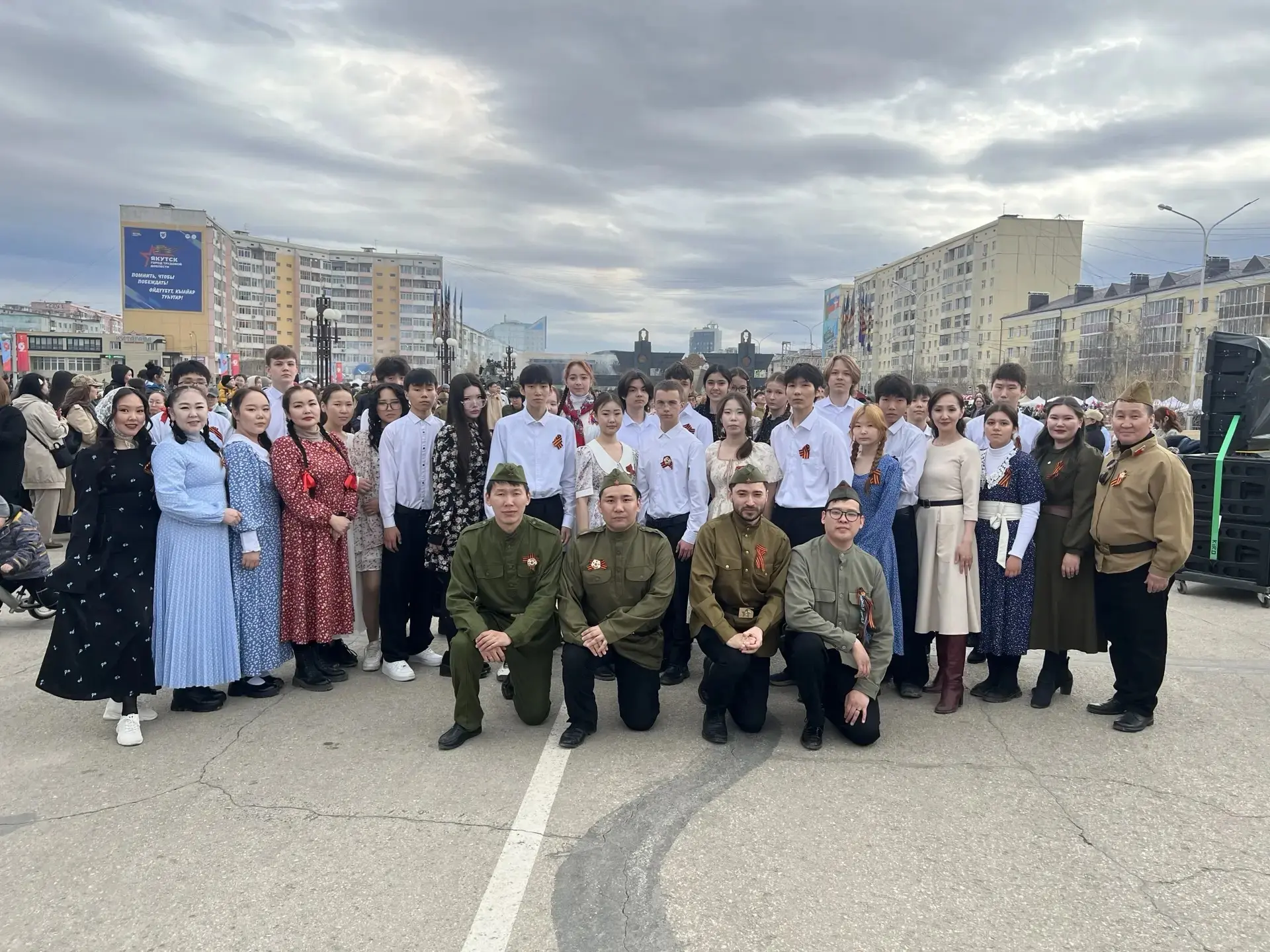 Ежегодно, 9 мая, в Якутске проводится Всероссийская акция  "Вальс Победы" в которой активно принимаю