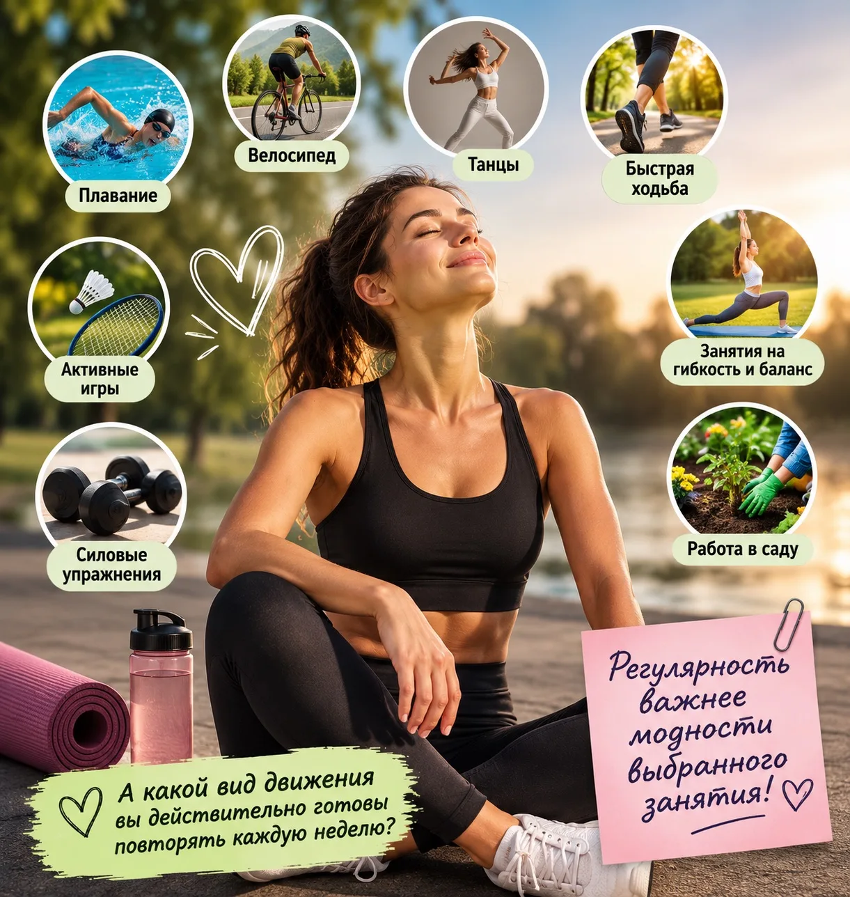 🏊 Какой спорт самый полезный?