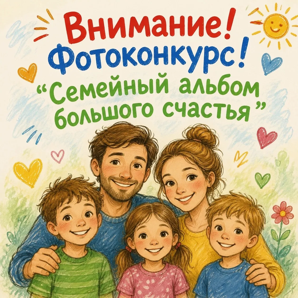 📸 Объявляем фотоконкурс ко Дню многодетных семей!