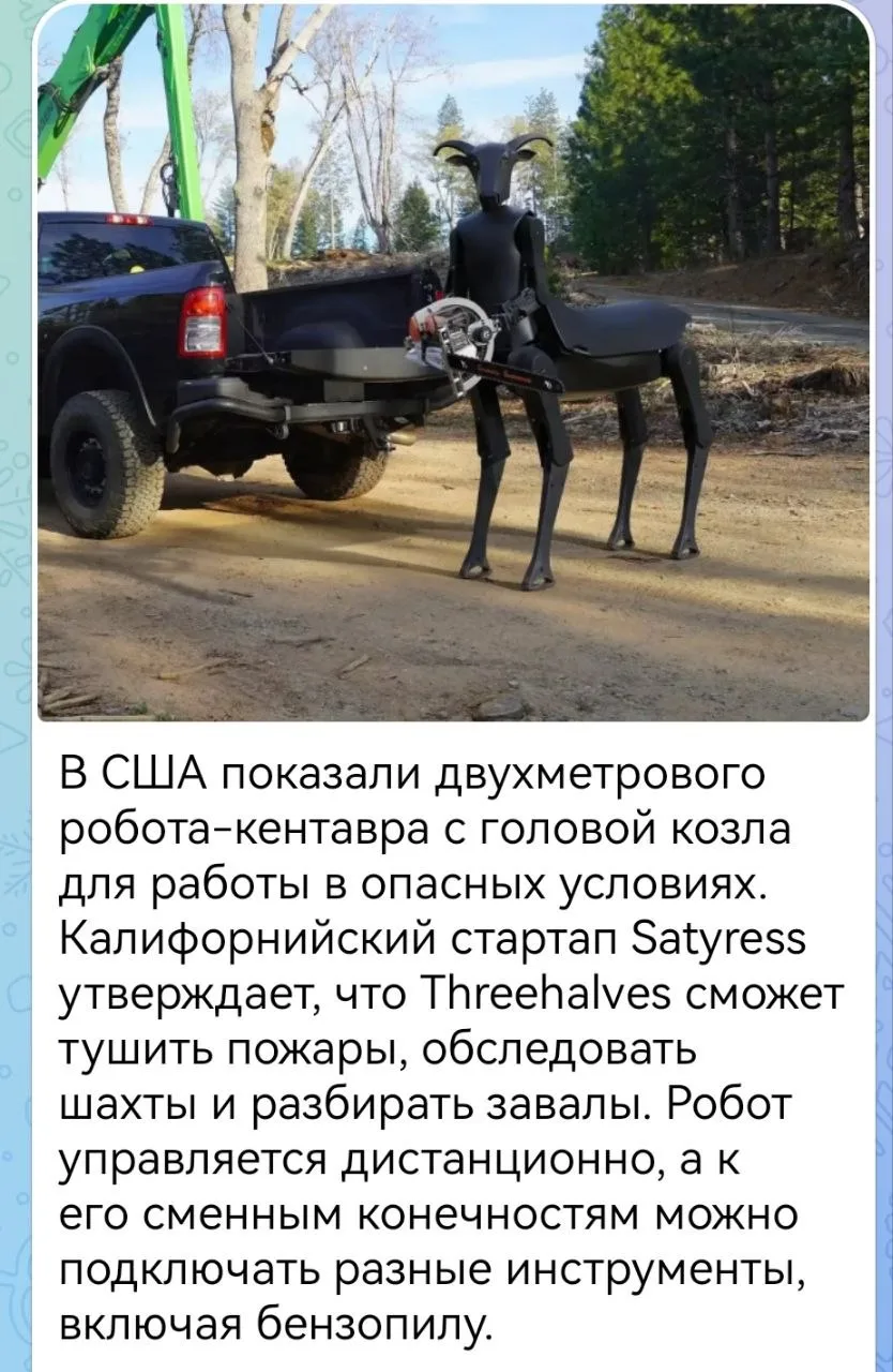 Какой функционал несёт голова козла в данном случае, неизвестно

Но от его вида людям под завалами м