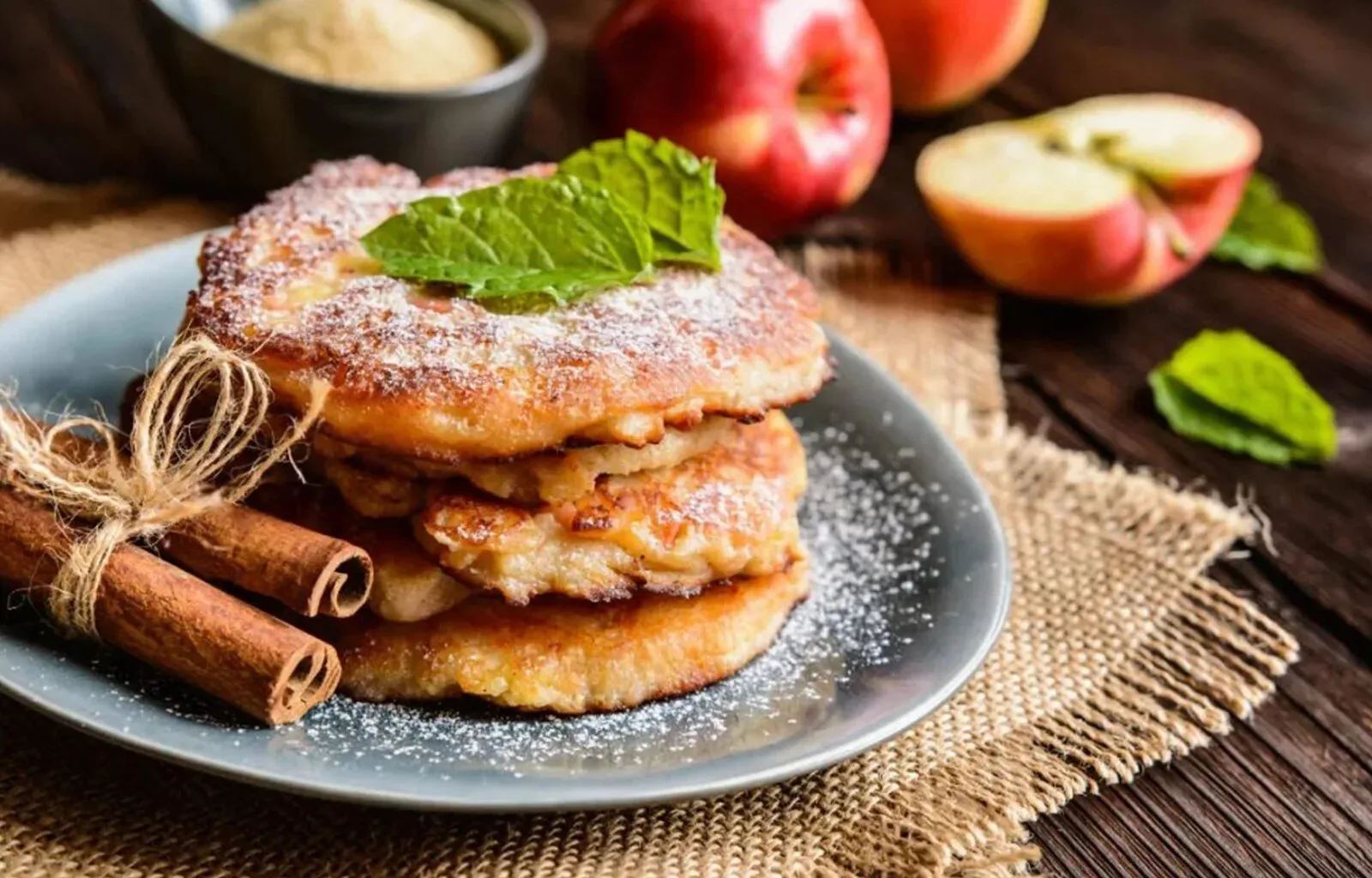 Картофельные драники с яблоками