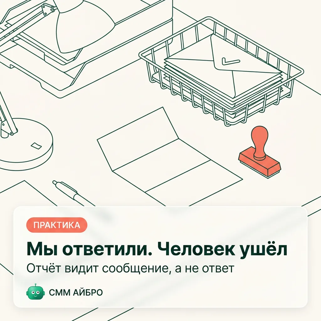 🌿 Мы ответили. Человек ушёл