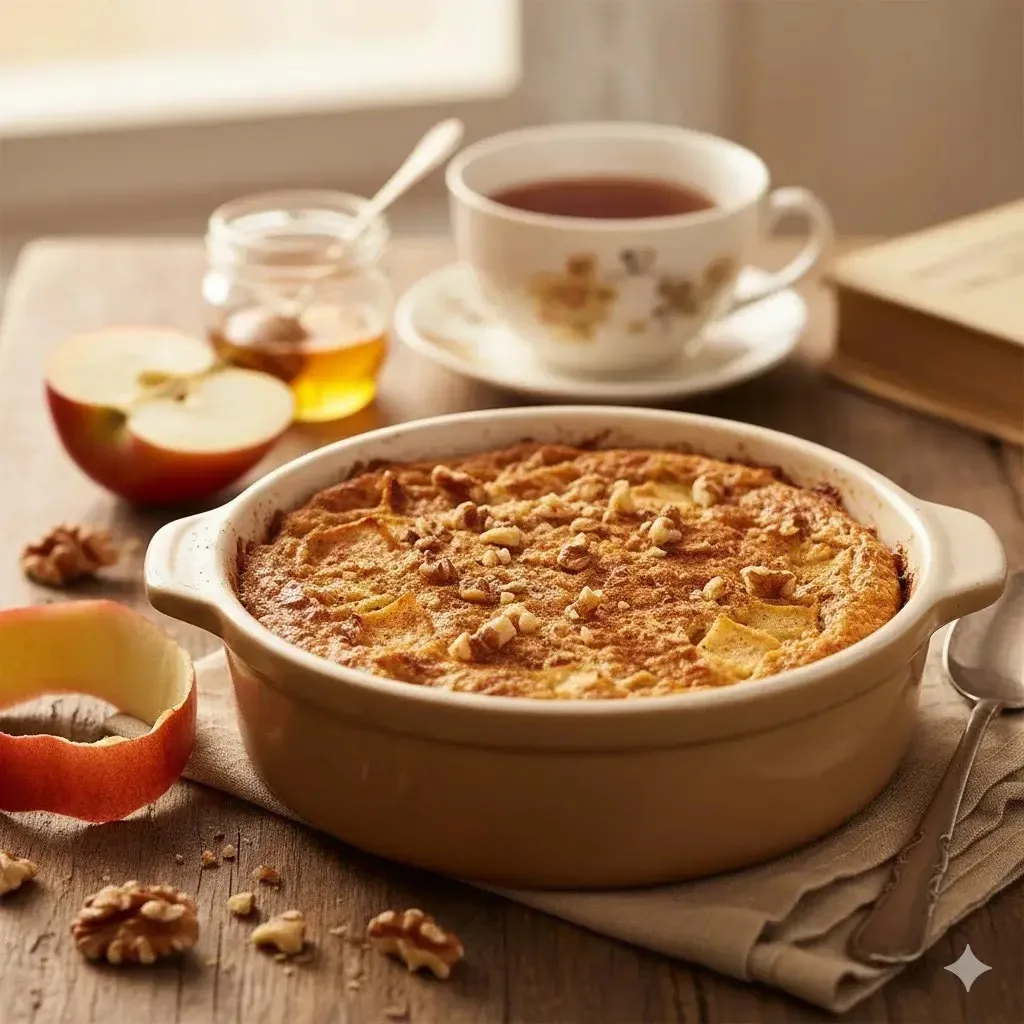 Запеченная овсянка «Яблочный пирог» 🥧