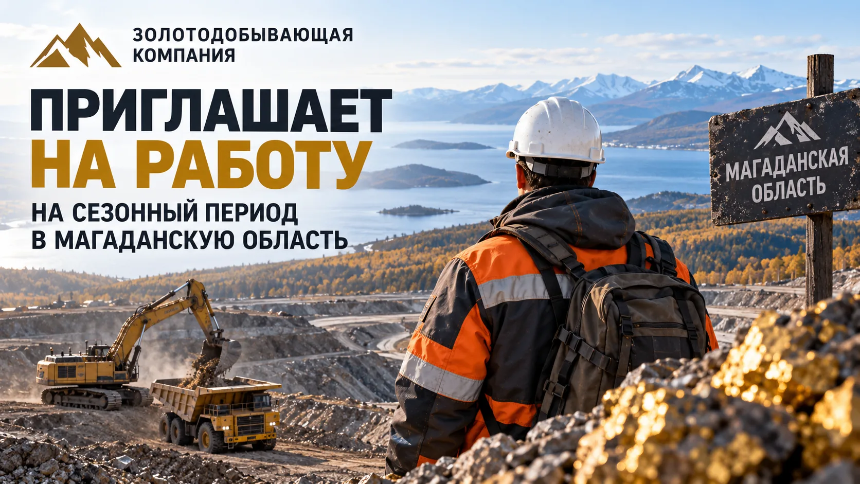 Золотодобывающая компания (прямой работодатель) проводит набор специалистов на сезонную...