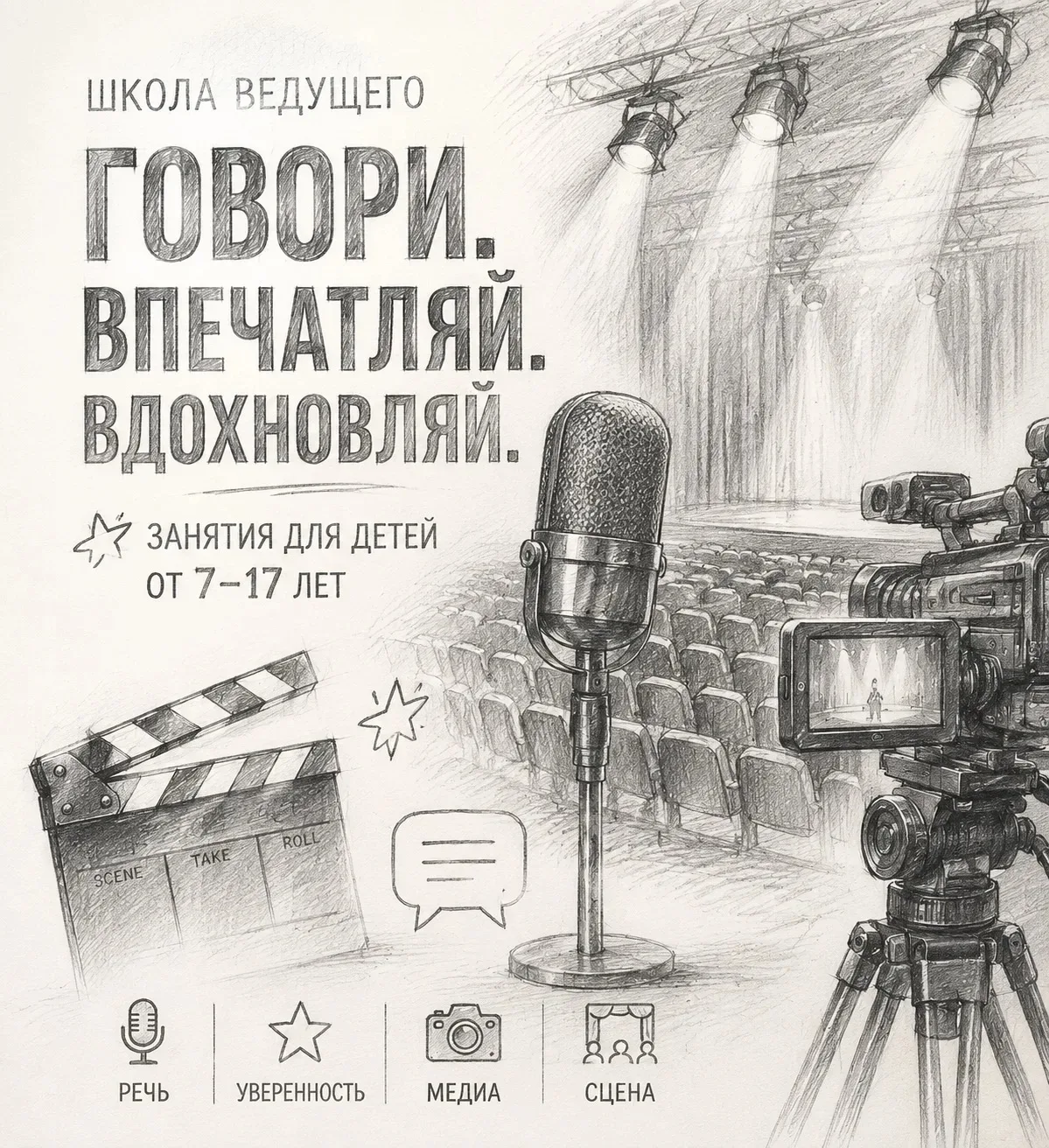 Друзья, у нас потрясающая новость! Во Дворце открывается совершенно новое направление — Школа ведуще