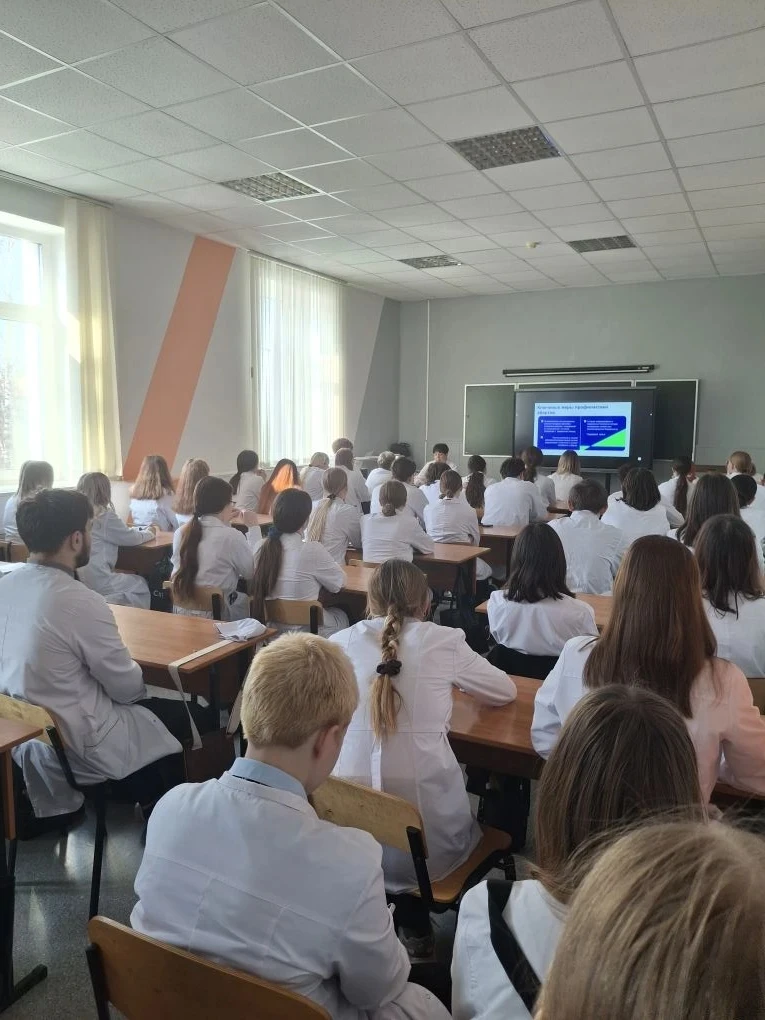 ‼️10 марта 2026 г. прошла очередная встреча студентов медицинского отделения с практикующим врачом –