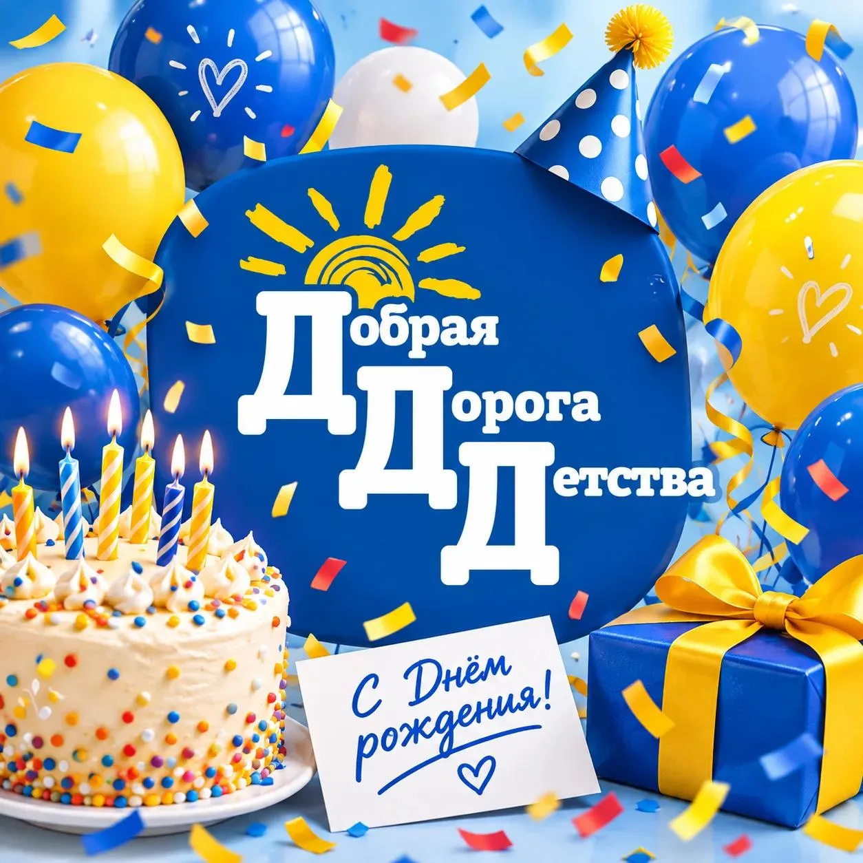 🎉 Поздравляем газету "Добрая дорога детства" с днём рождения! 🎉
