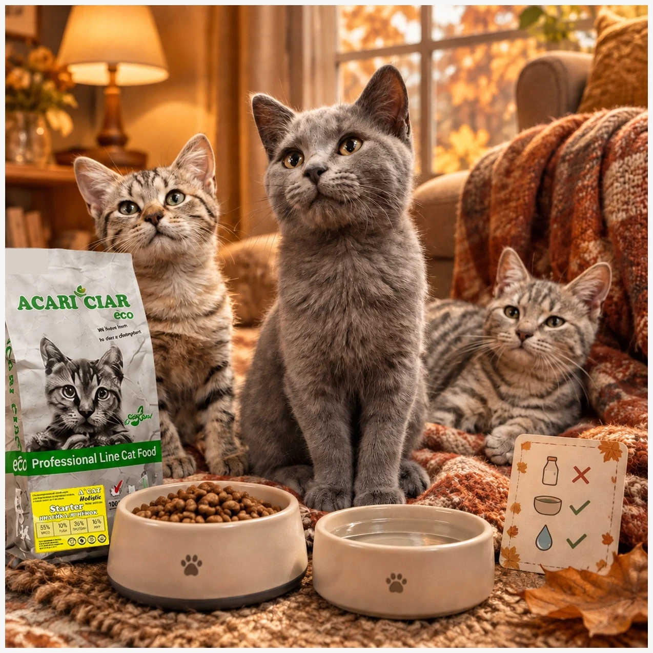 Маленькие лапки, большие заботы! 🐾🐱