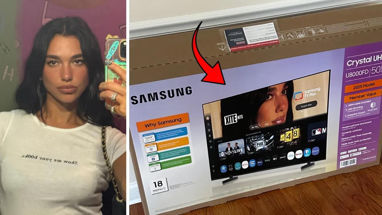 Лицо без спроса  📺 Знаменитая певица Дуа Липа подала в суд на компанию Samsung. Артистка требует от 