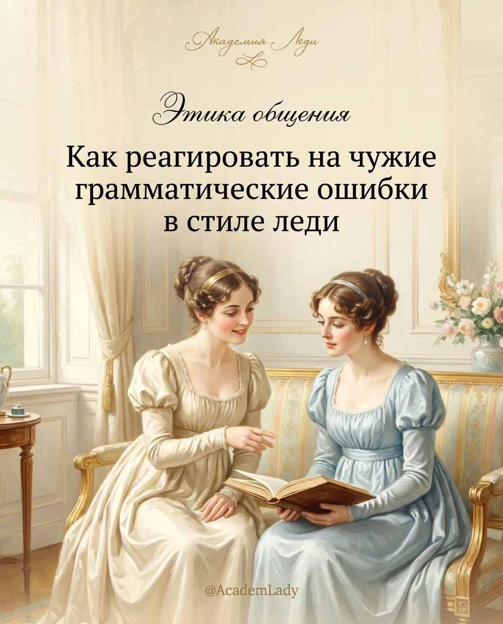 📖 Как реагировать на чужие грамматические ошибки в стиле леди?

Вы заметили у кого-то опечатку или 