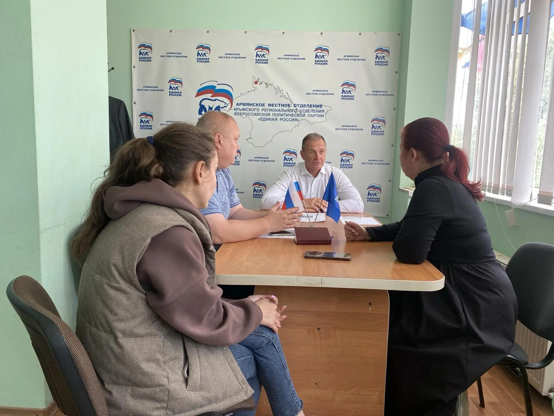 Провели очередной прием граждан в Северном Крыму.