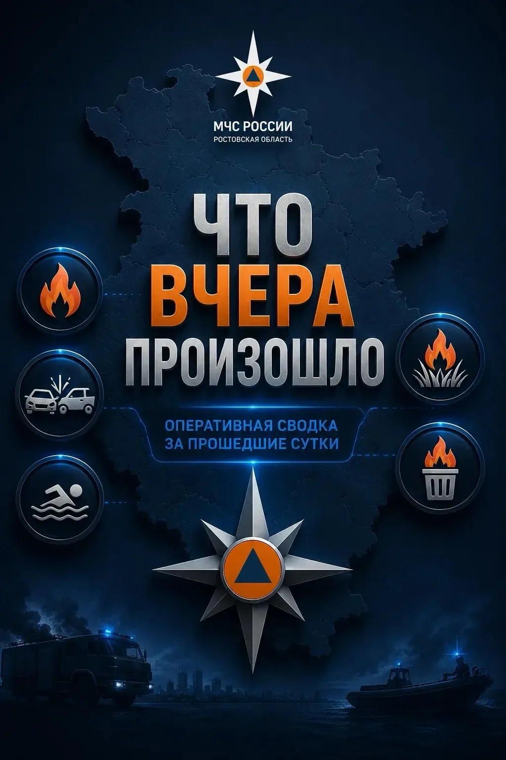 #ЧтоВчераПроизошло? 📢

За 29 июля  2026 года  пожарно-спасательные подразделения  Главного управлен