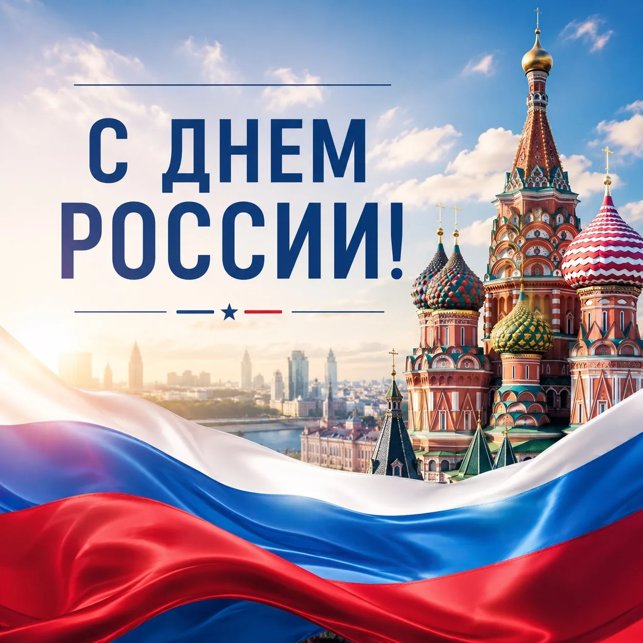 🇷🇺 С Днём России!

12 июня — праздник, который объединяет миллионы людей нашей большой страны. Это