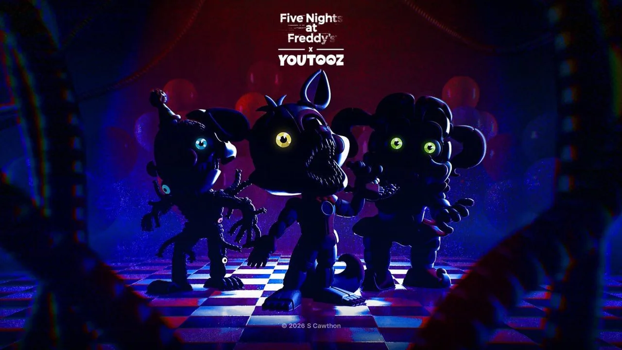 🧸YouTooz выложили тизер предстоящей волны мерча по Five Nights at Freddy's: Sister Location!

Подпи
