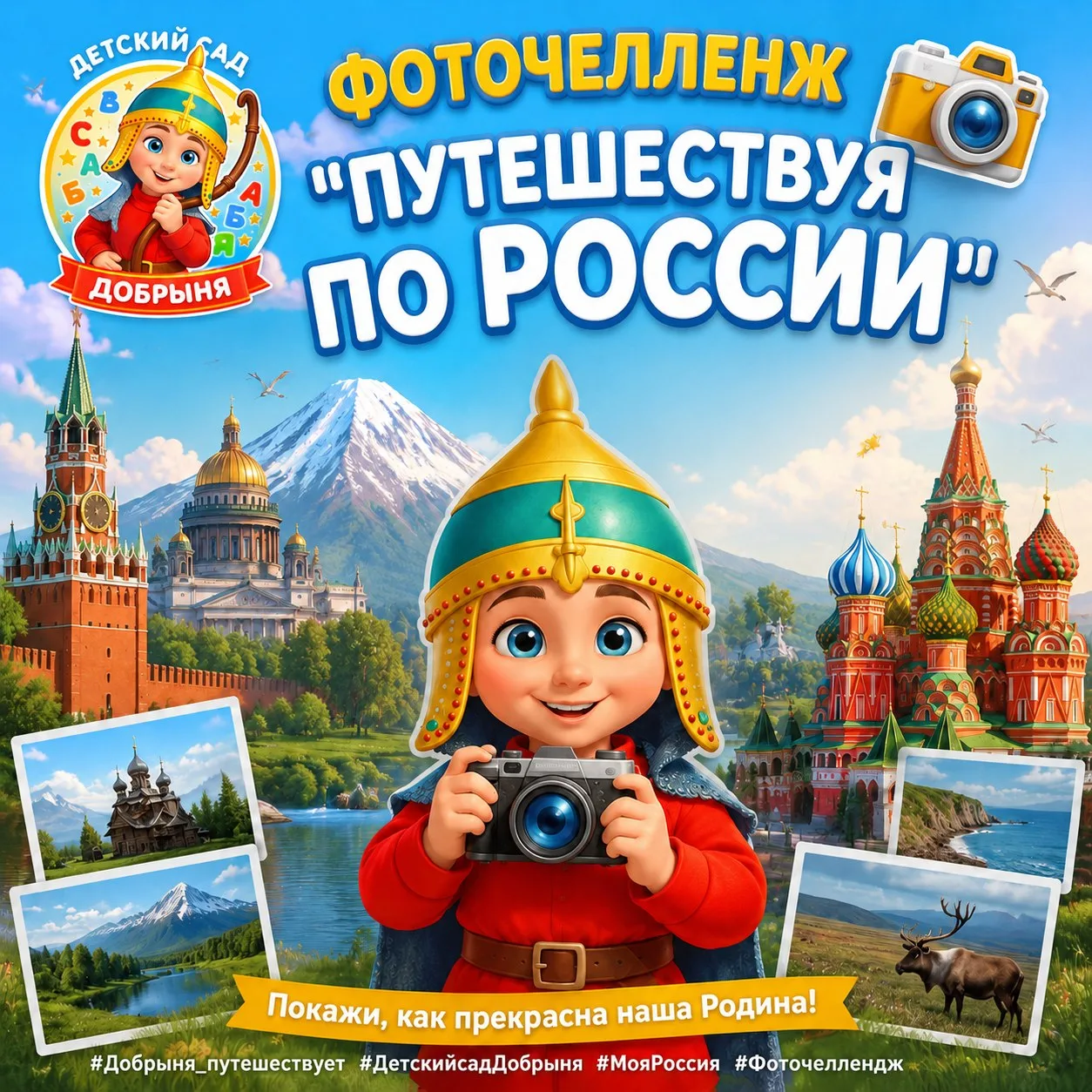 📸Друзья, в преддверии Дня России мы запускаем наш праздничный фоточеллендж! 🇷🇺

Наша страна -  эт