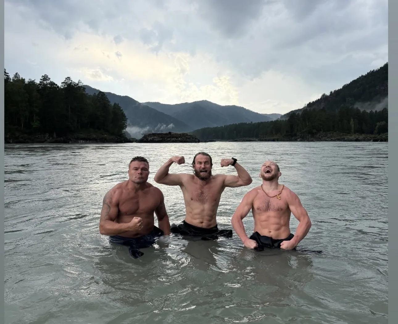 Анатолий Малыхин и Пётр Ян на Алтае 🏔️ #сибирь #сила