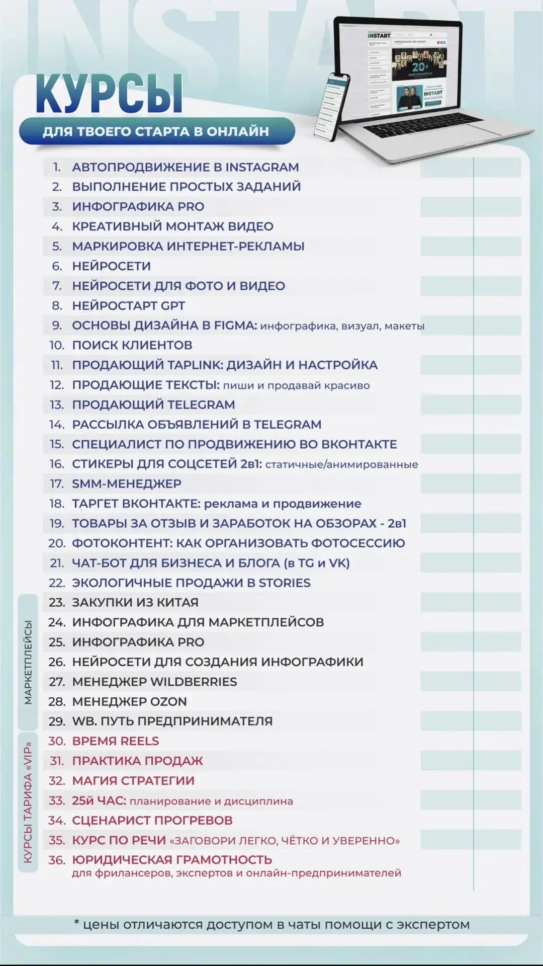 Выбирай свой формат обучения в проекте (можно отдельный курс или сразу тариф). 

🚀 Что бы ты не выб