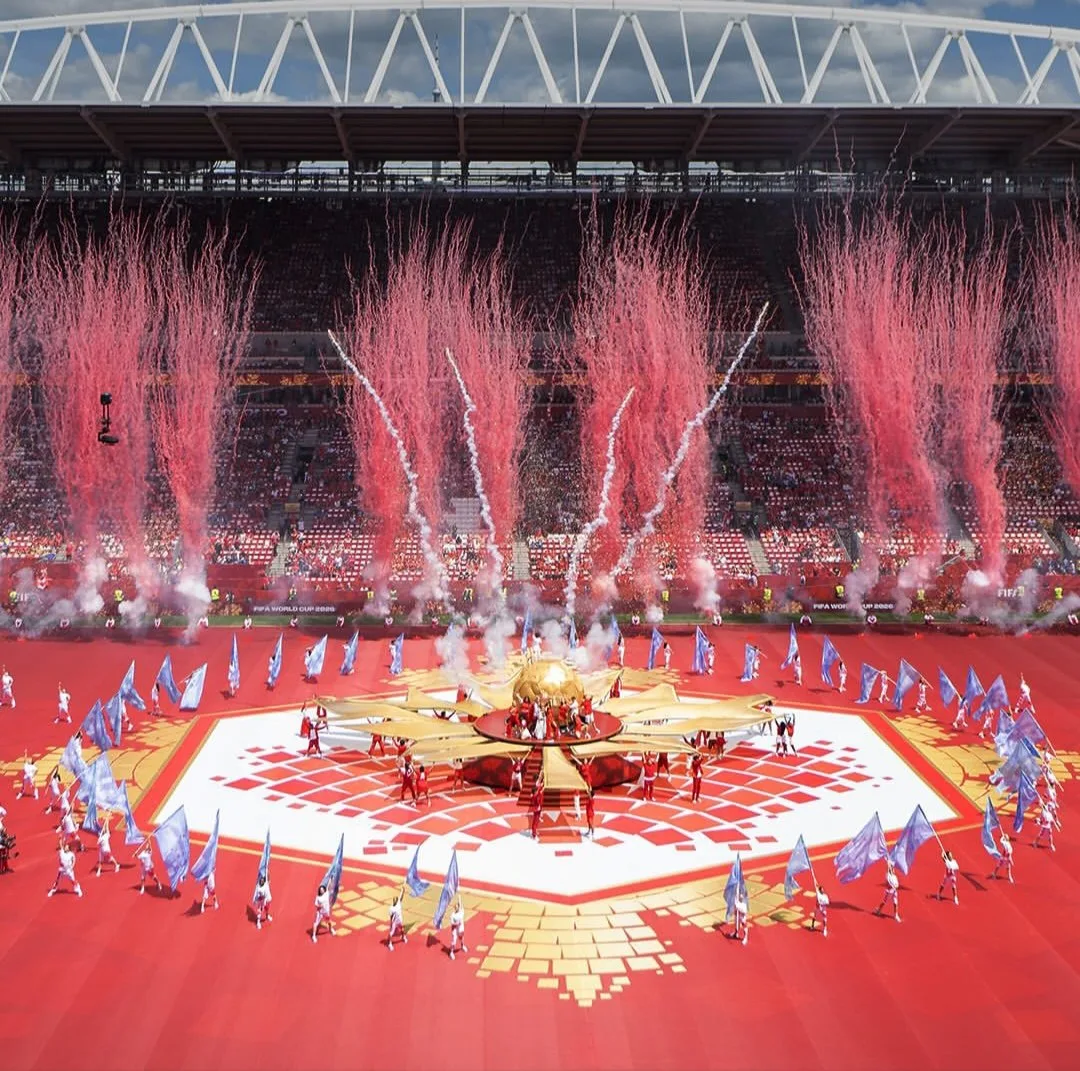 Лучшие кадры с церемонии открытия FIFA World Cup 2026☄️

Продакшн — традиционно Balich Wonder Studio