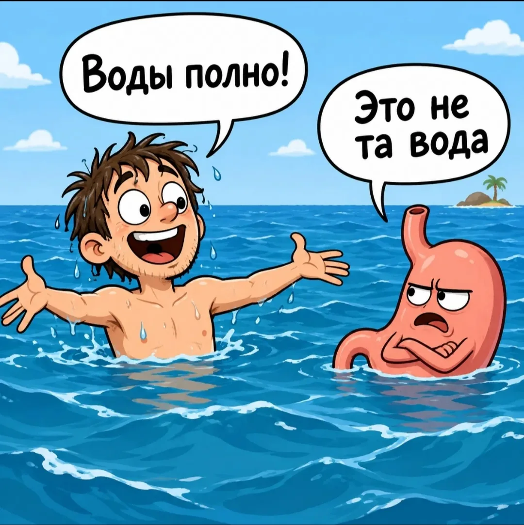 Что будет, если пить морскую воду вместо обычной?
