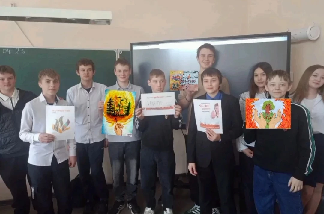 В нашей школе прошли беседы на тему «Останови огонь», где особое внимание уделялось воп...