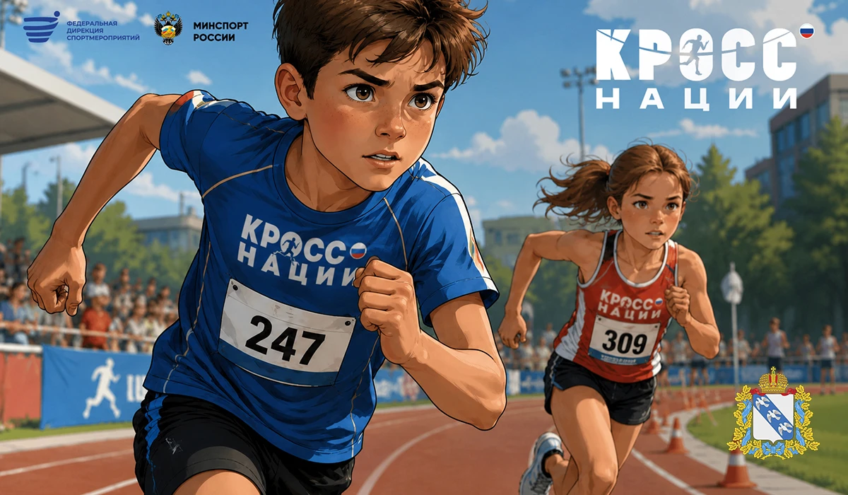 👟**Всероссийский день бега «Кросс нации» в Курске!**👟