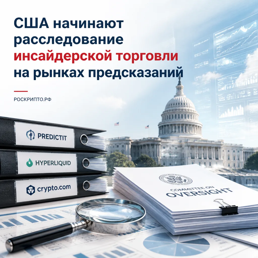⚖️ США начинают расследование инсайдерской торговли на рынках предсказаний