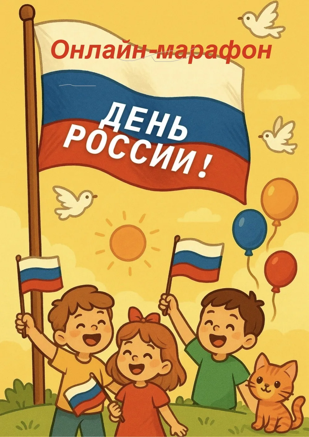 Творческий онлайн- марафон ко Дню России 🇷🇺🇷🇺🇷🇺
Мы рады пригласить вас принять участие в нашем